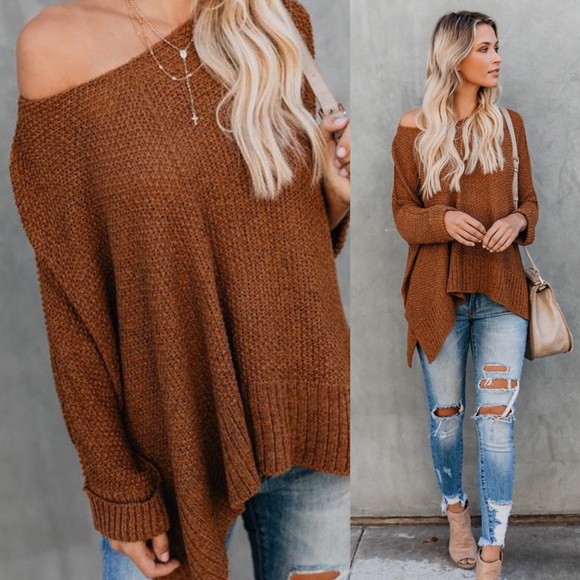 LAST 1️⃣ RIOT Oversized Knit Sweater Top - Picture 2 of 4